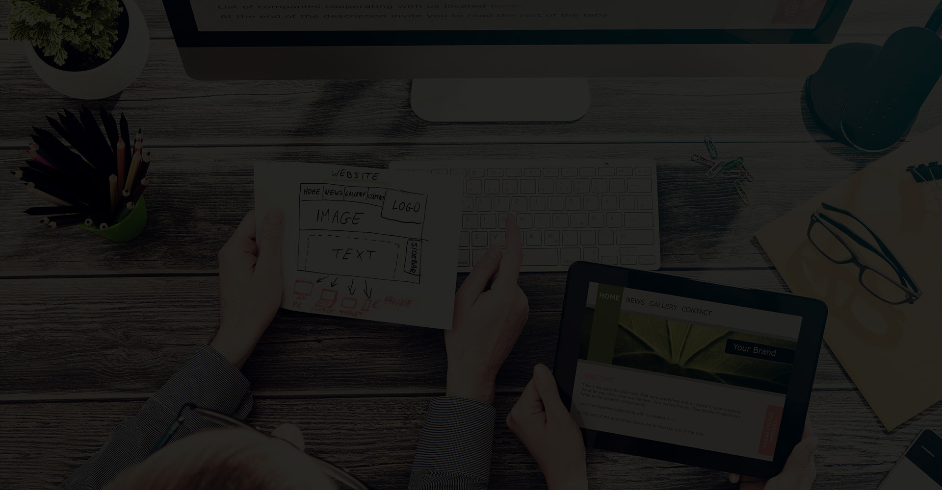 web agency slide